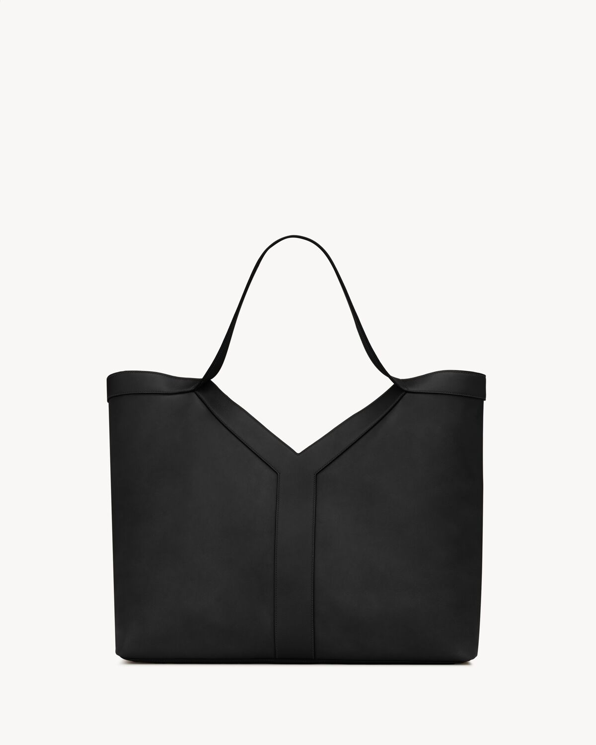 y tote in leather