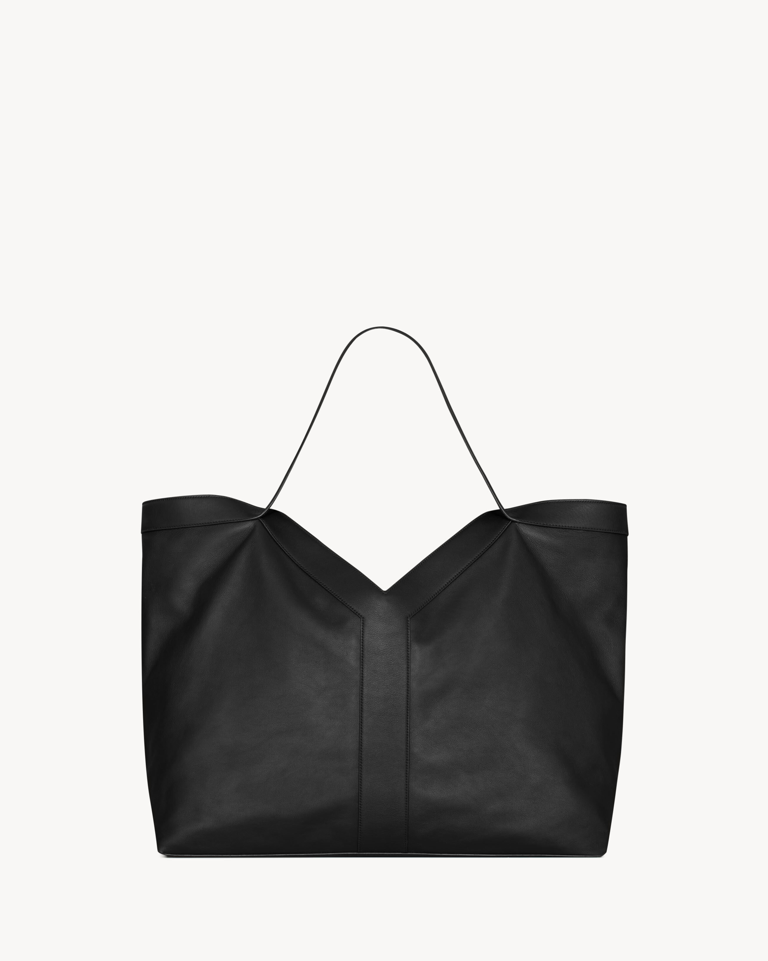 Y Grand CABAS EN CUIR