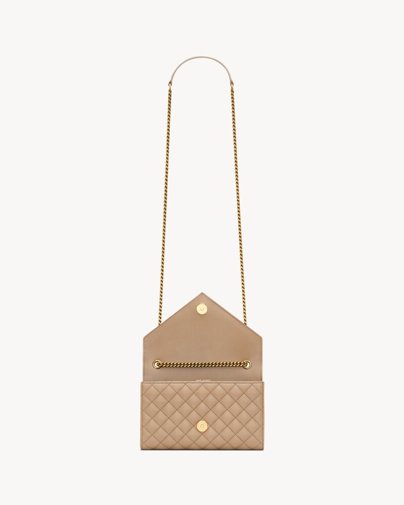 ENVELOPE SMALL in MATELASSÉ lambskin