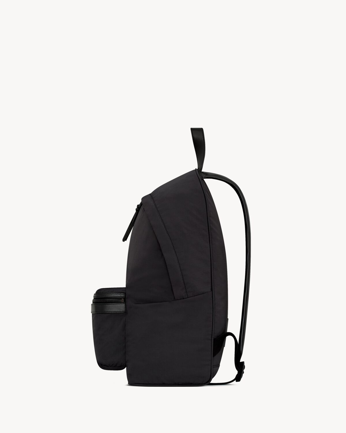 Mochila CITY em ripstop de nylon e couro