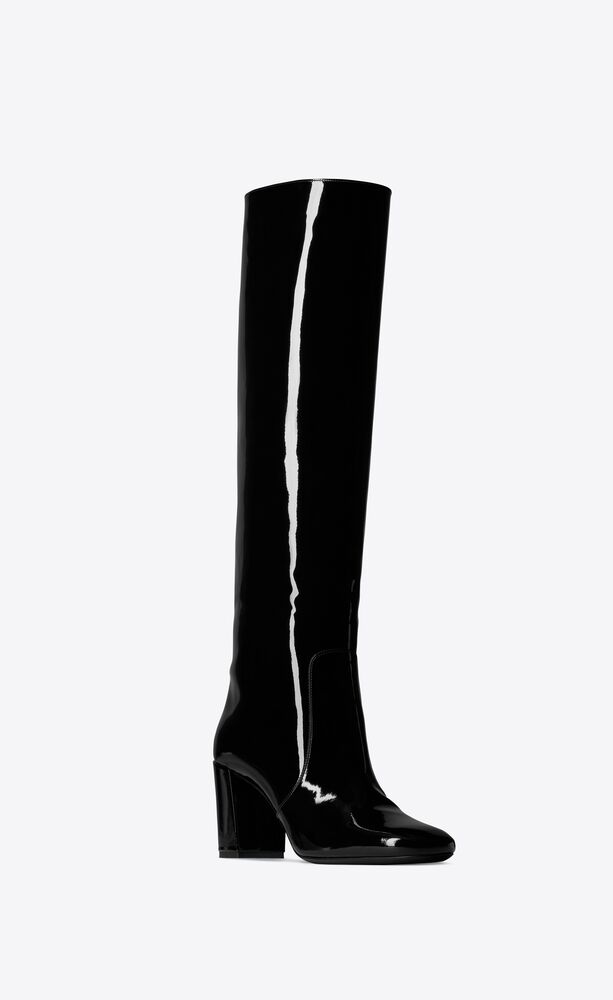 WHO boots in patent leather | Saint Laurent | YSL.com