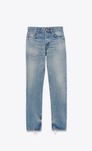 straight-leg jeans in charlotte blue denim