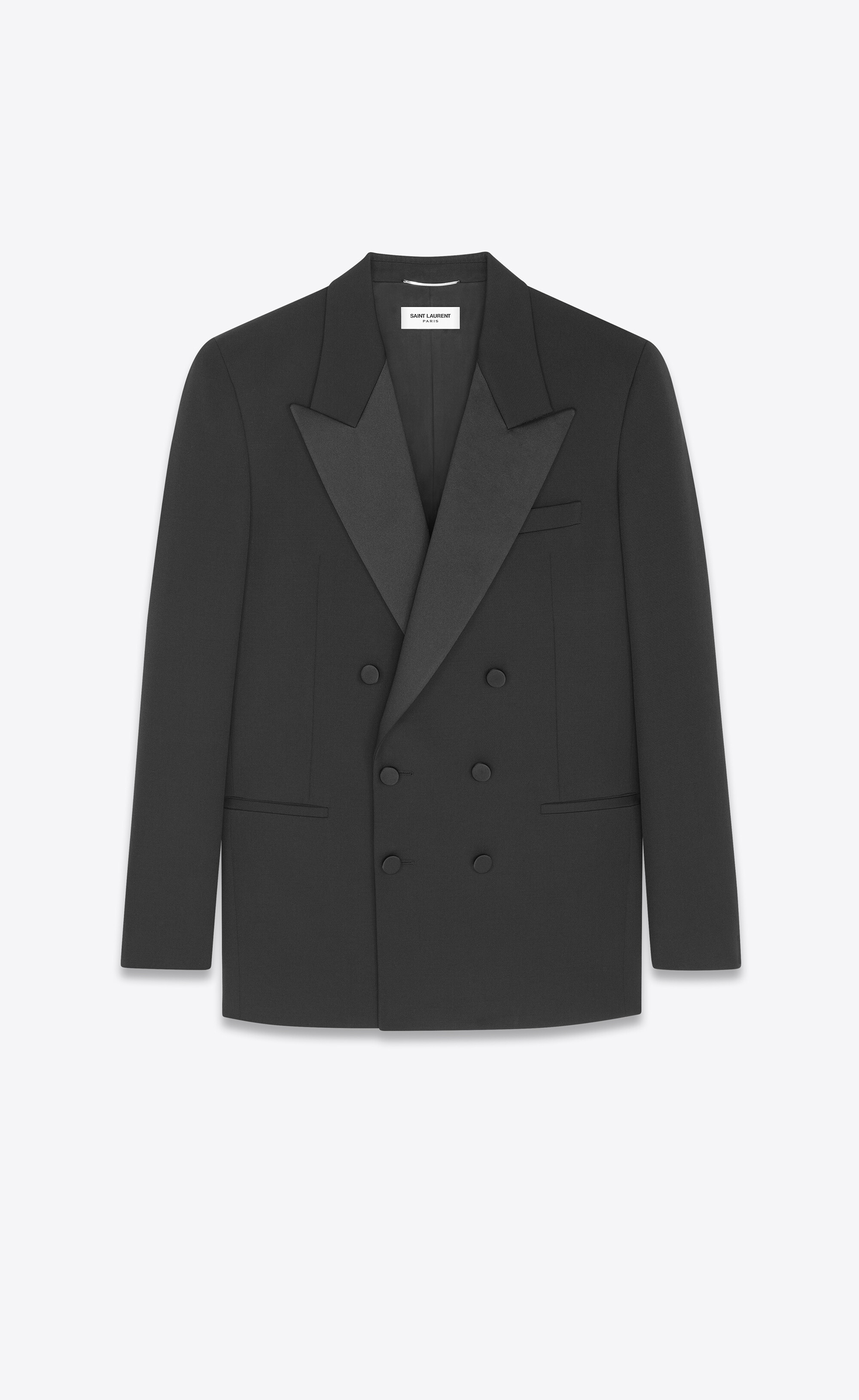 Double-Breasted Wool Tuxedo Coat - Men - Ready-to-Wear