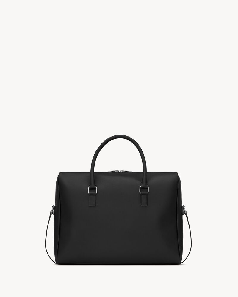 DUFFLE briefcase in grain de poudre embossed leather