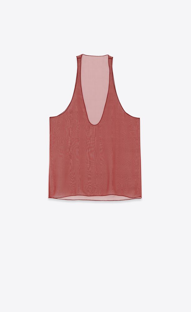 Low Impact Ribbed Sports Tank - Bright fuchsia