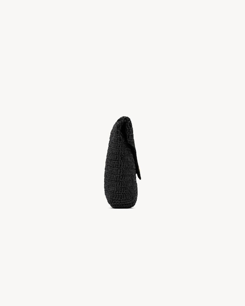 CASSANDRE Large Envelope-Pouch aus Raffia