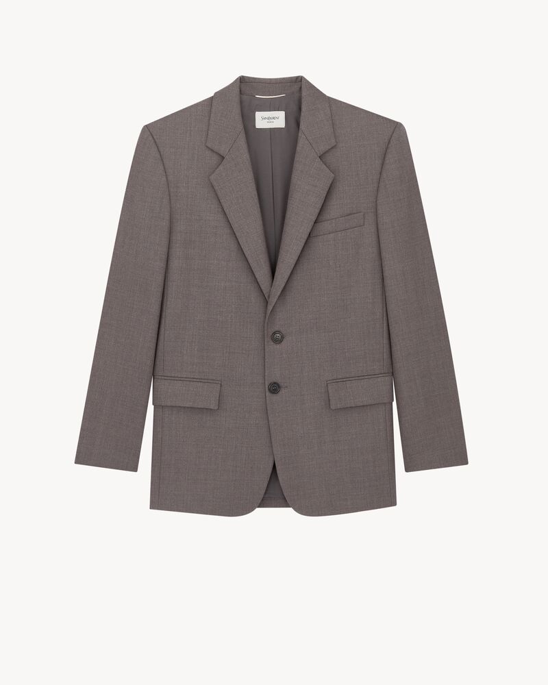 Yves jacket in wool chiné
