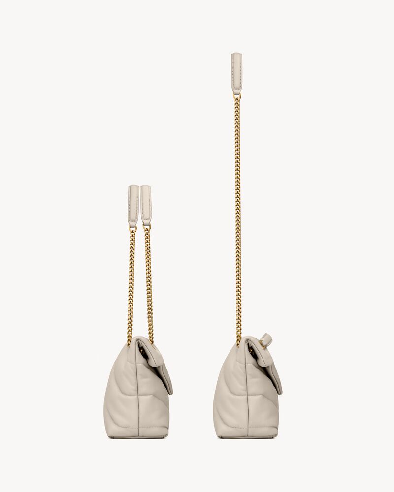 Puffer small en cuir nappa