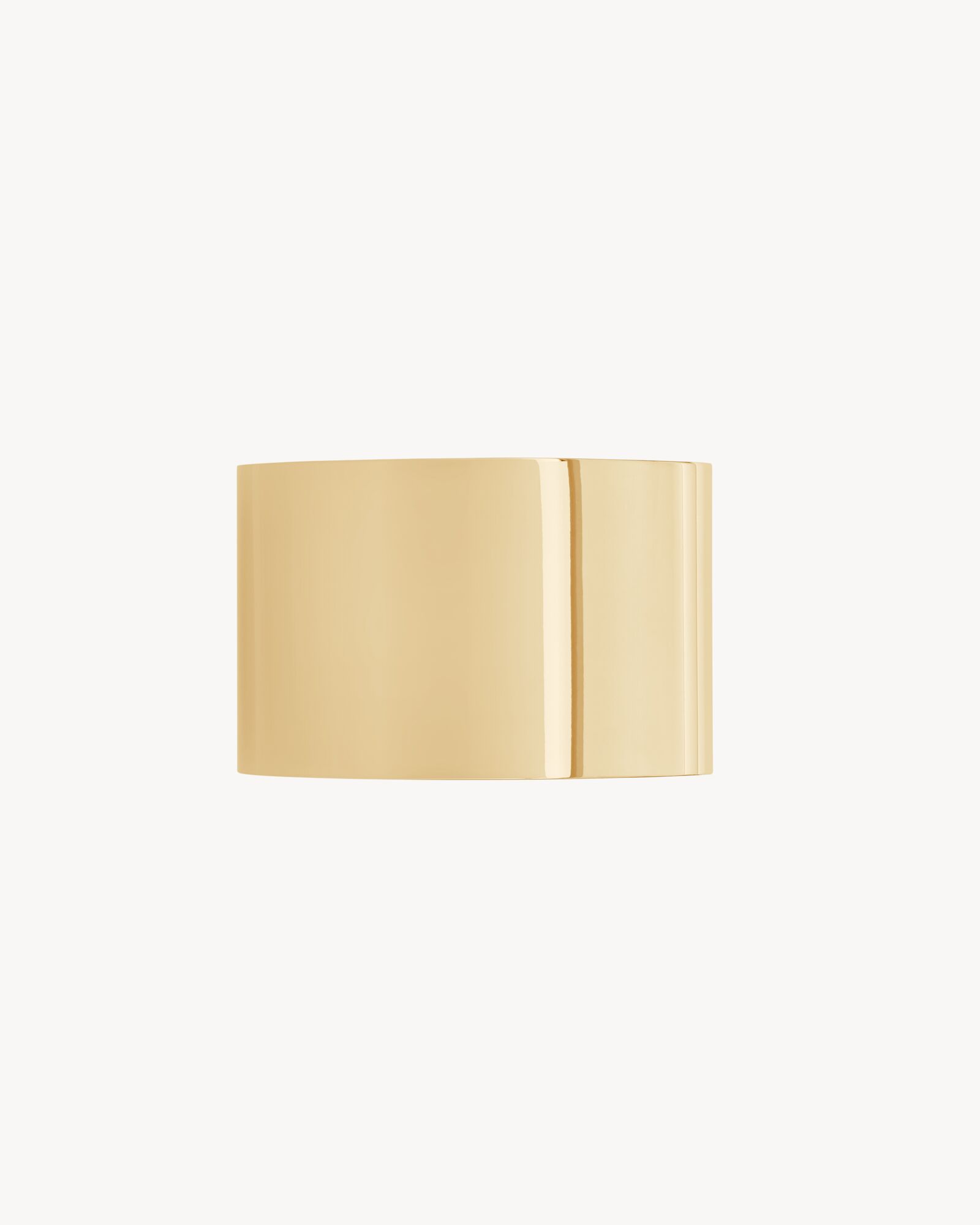 Large cuff in 18K yellow gold in Gold | Saint Laurent | YSL EN-US