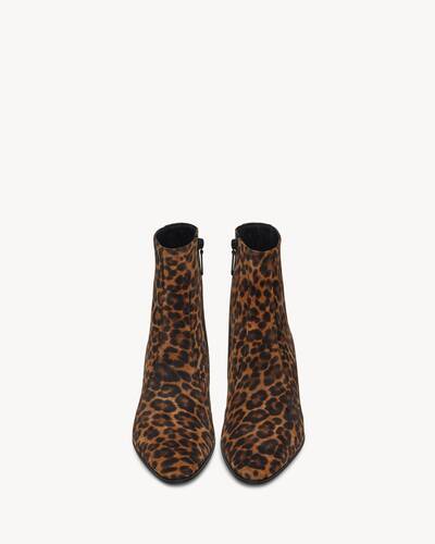 designer leopard booties
