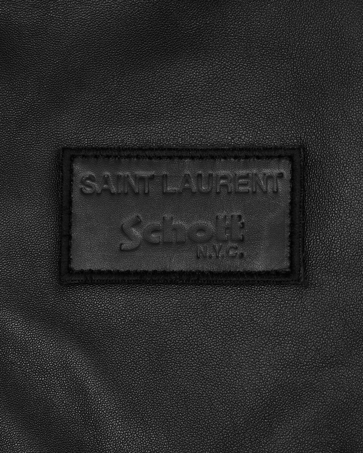 Schott bomber jacket in smooth leather