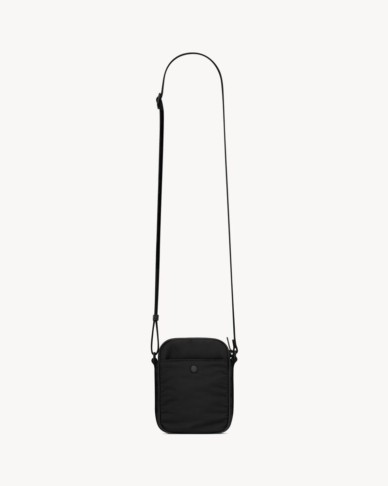 CITY SAINT LAURENT Mini-Kameratasche aus Nylon