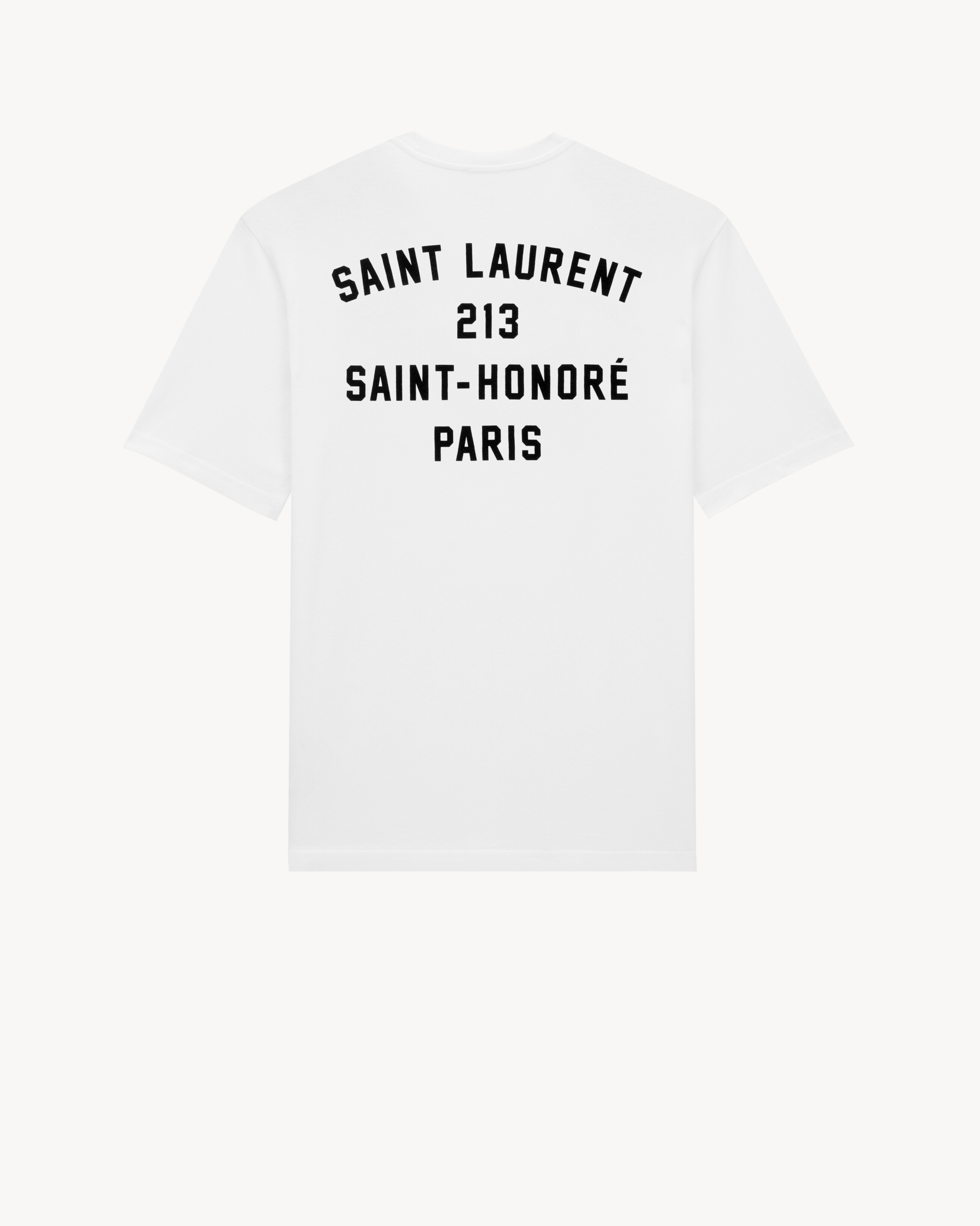 SAINT LAURENT PARIS ADDRESS T-SHIRT