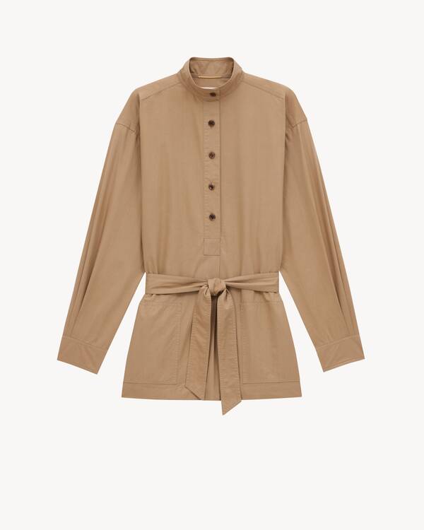 ジャケット Saint Laurent SS25 Cotton tunic (817342YZ9AN 2121) Small-817342YZ9AN2121_A.jpg?v=1