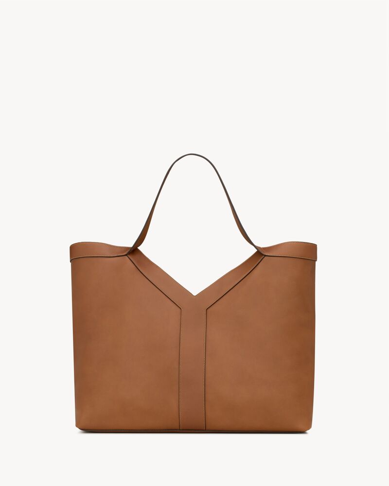 Y TOTE IN LEATHER