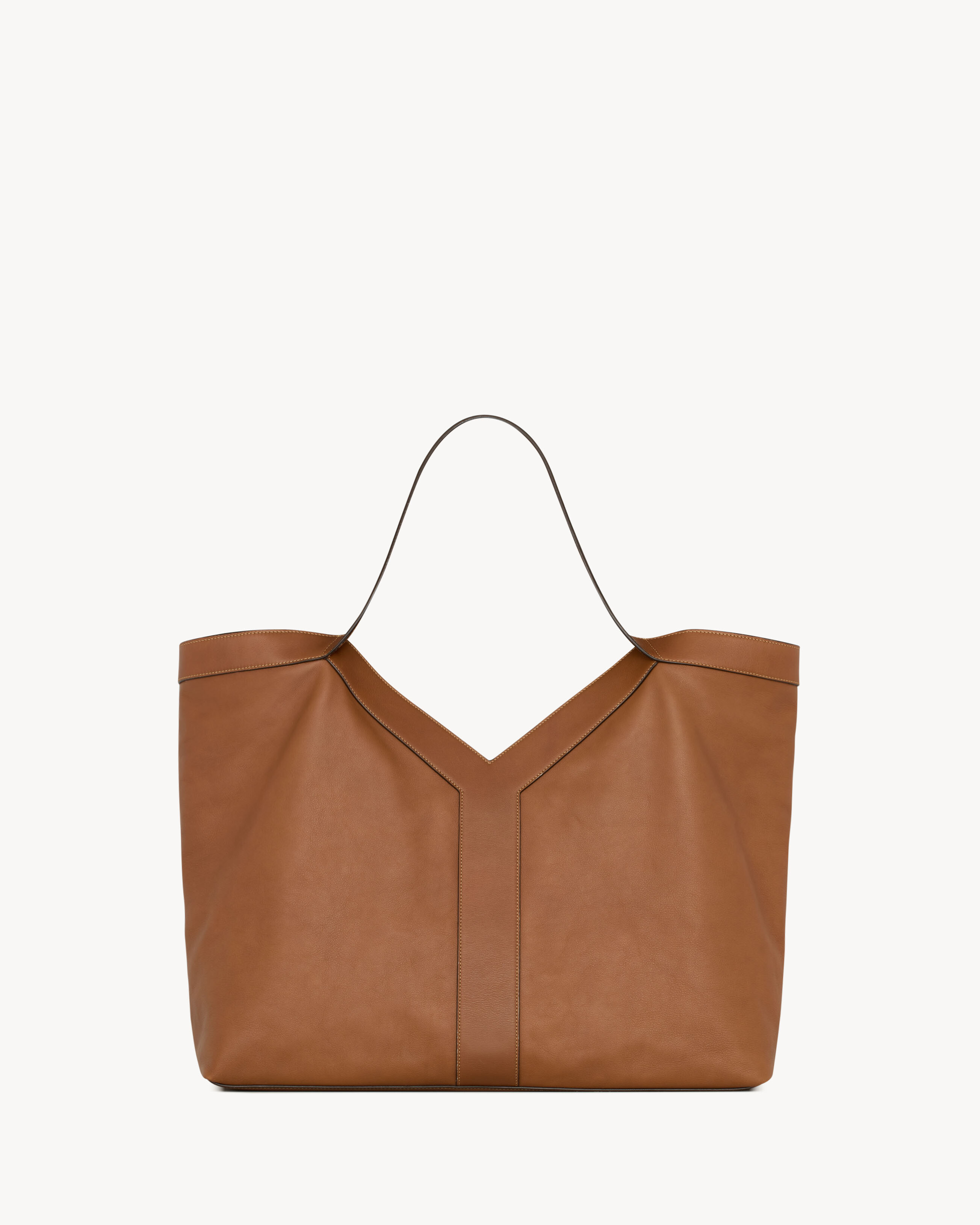 Y Large tote in leather