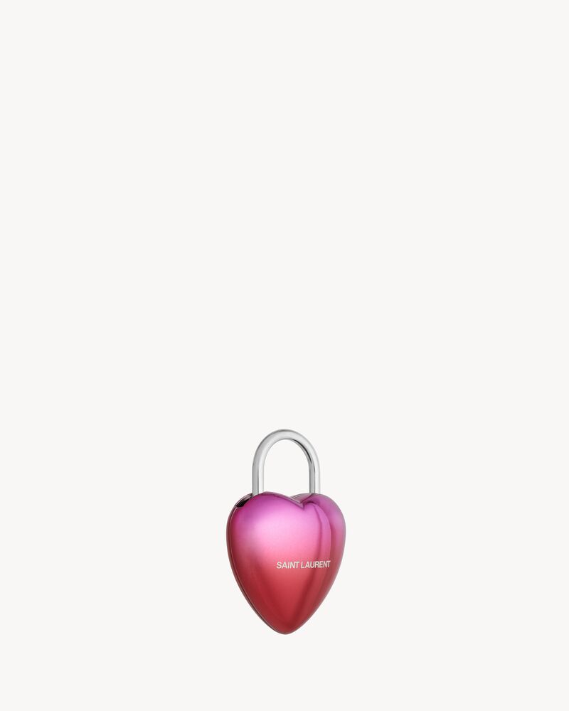 Gradient Heart-Shaped 3D Padlock