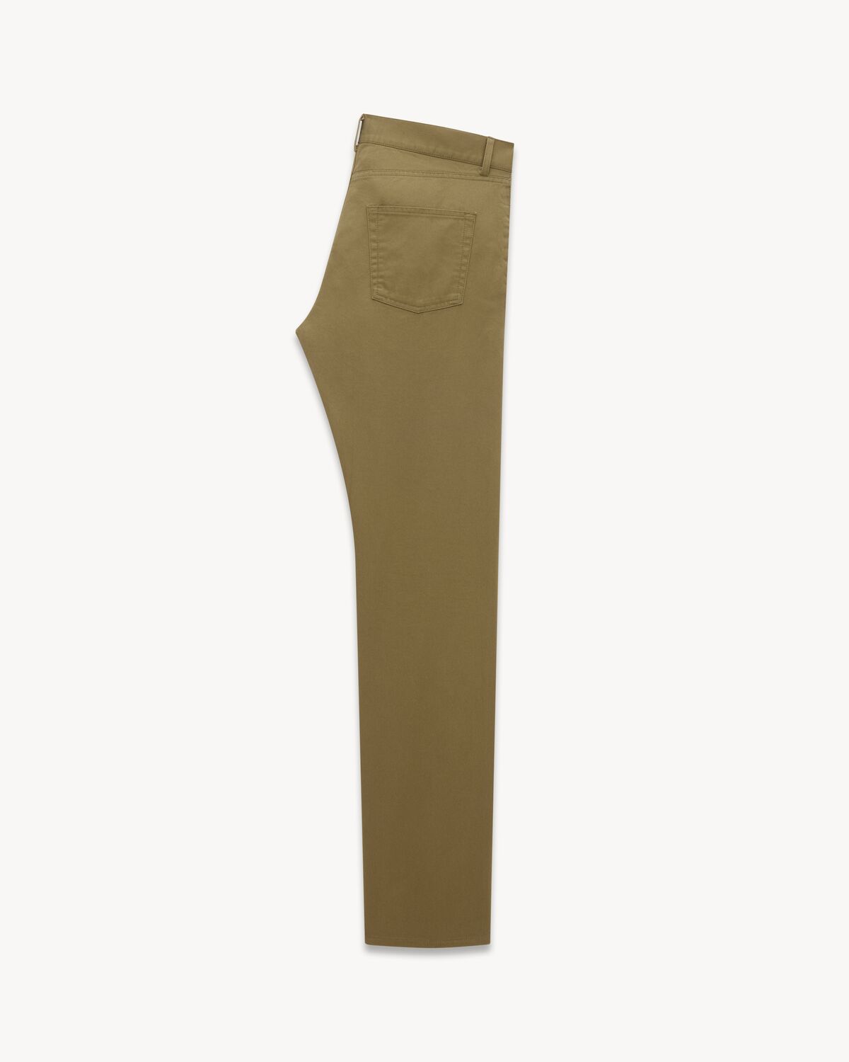 relaxed slim pants in cotton