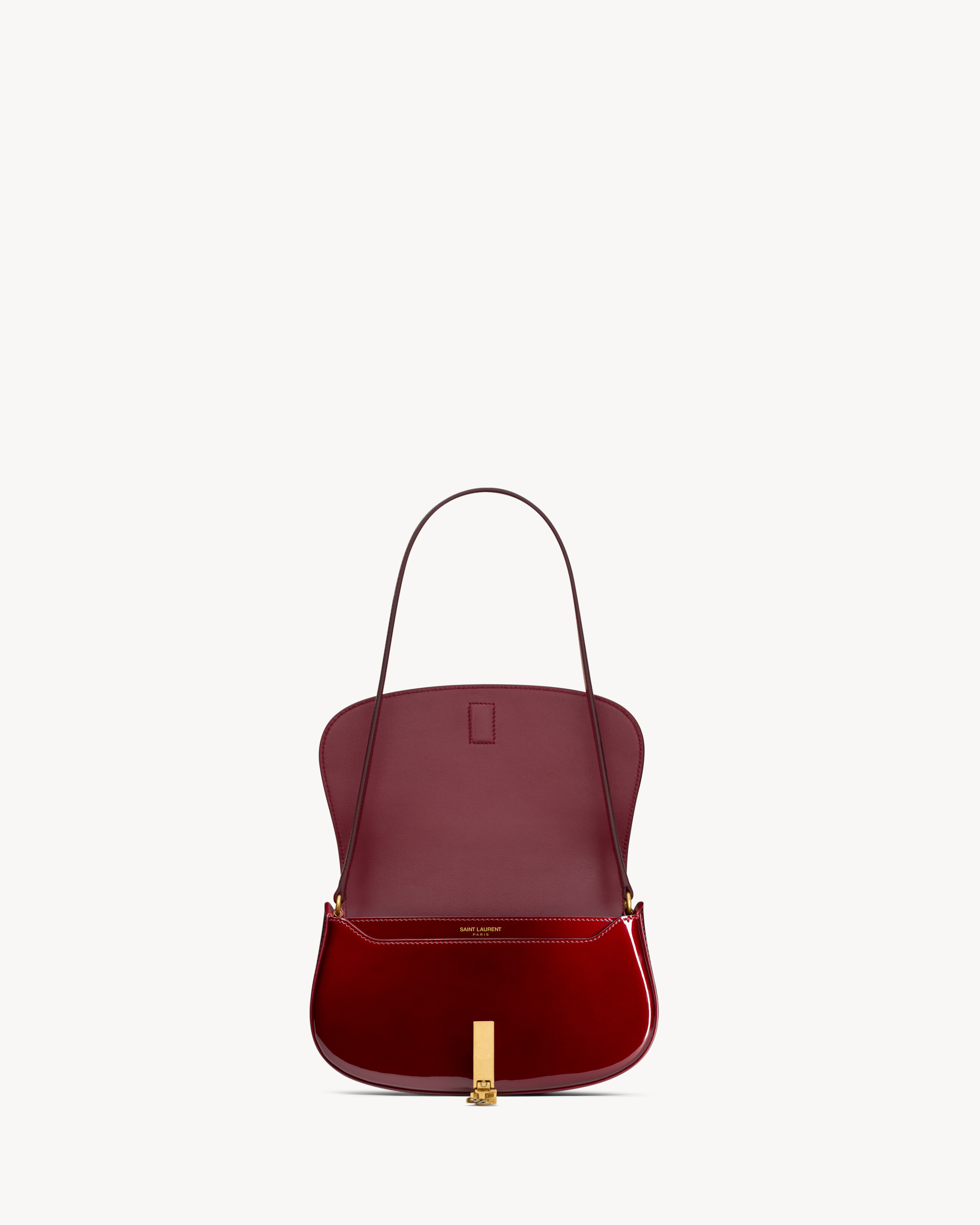 Borsa Voltaire mini in pelle verniciata