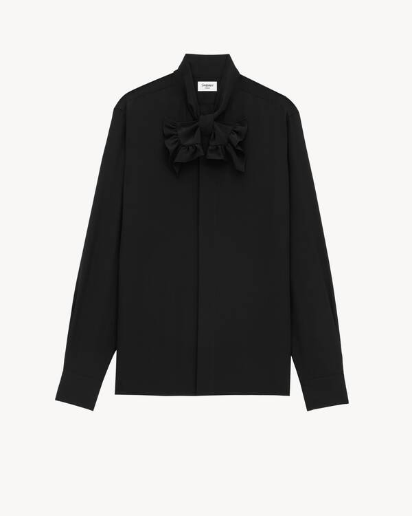 Chemise en crêpe de Chine de soie