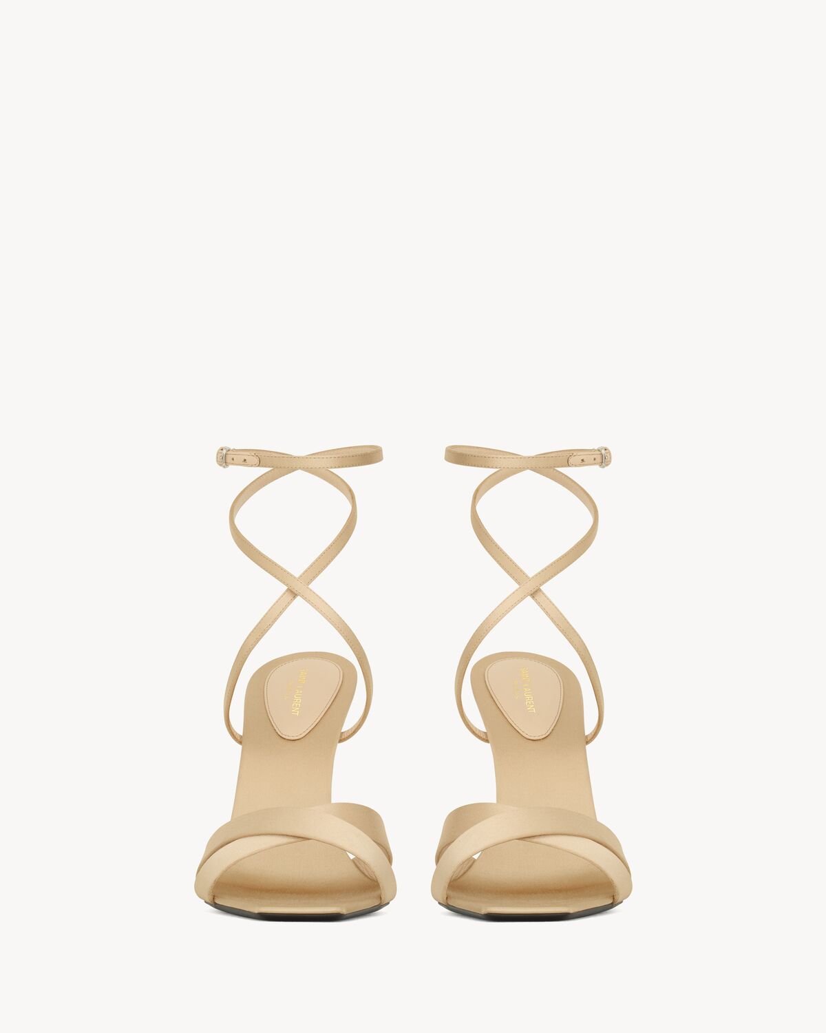 생로랑 새틴 크레이프 코린느 샌들 8000529QNAO6817