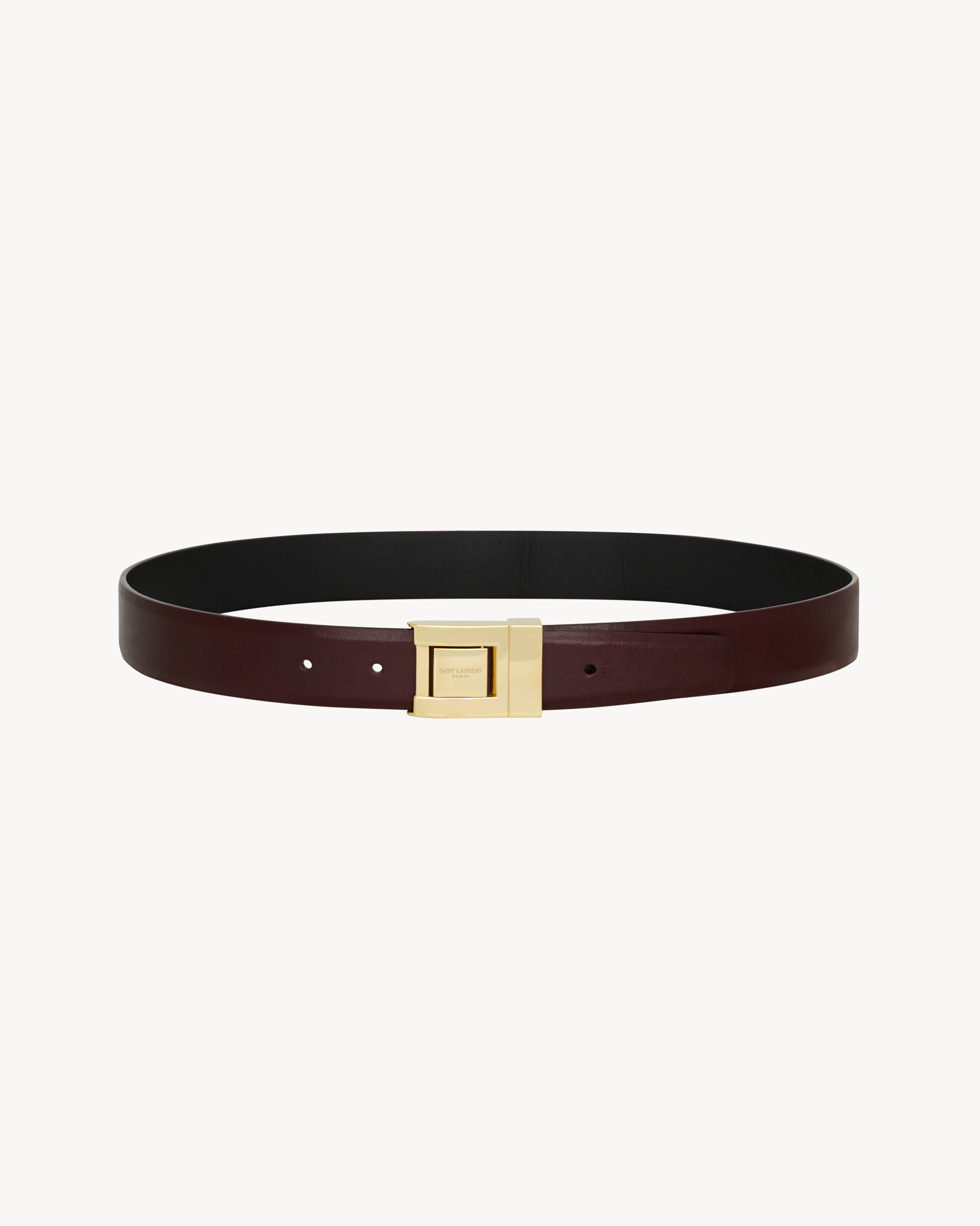 LA 76 belt in smooth leather