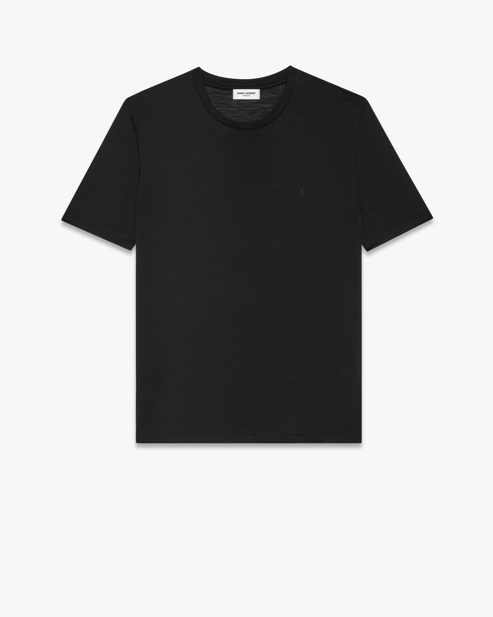CASSANDRE T shirt In Silk Wool Saint Laurent YSL cassandre-t-shirt-in-silk-wool-saint-laurent-ysl
