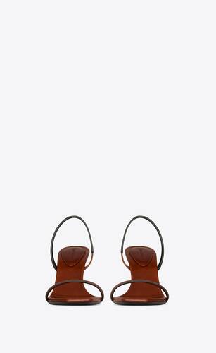 opyum slingback sandals in vegetable-tanned leather