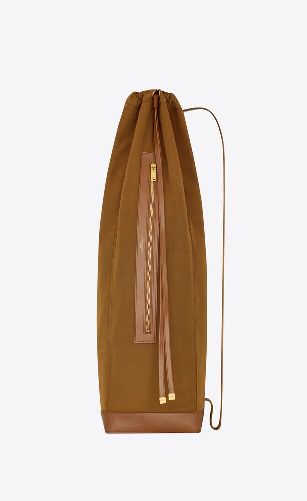 city saint laurent long sling bag in canvas