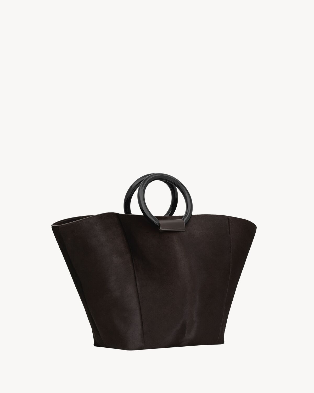 Maxi tote in pony hair leather