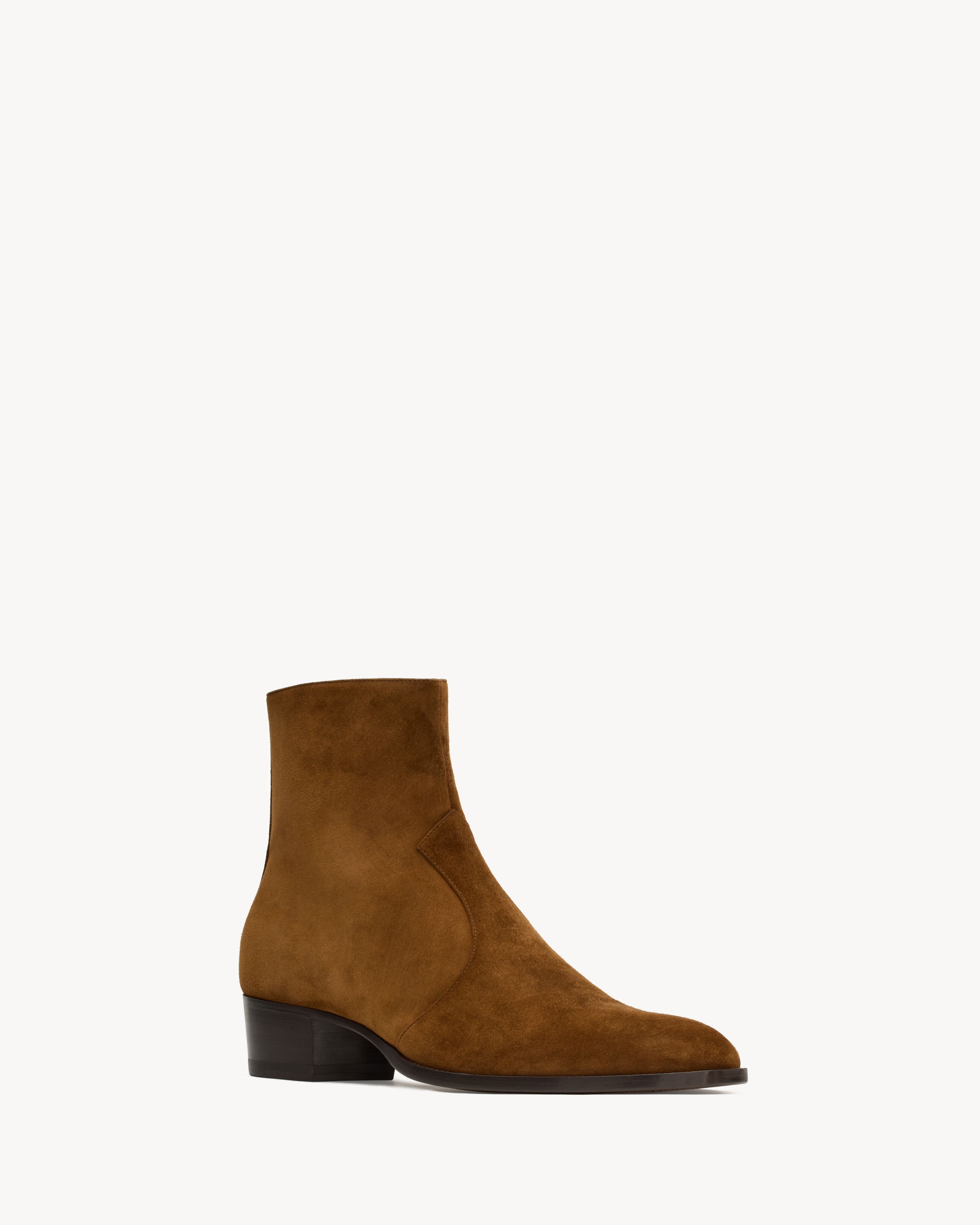 WYATT boots in suede Saint Laurent YSL FI - Main Image