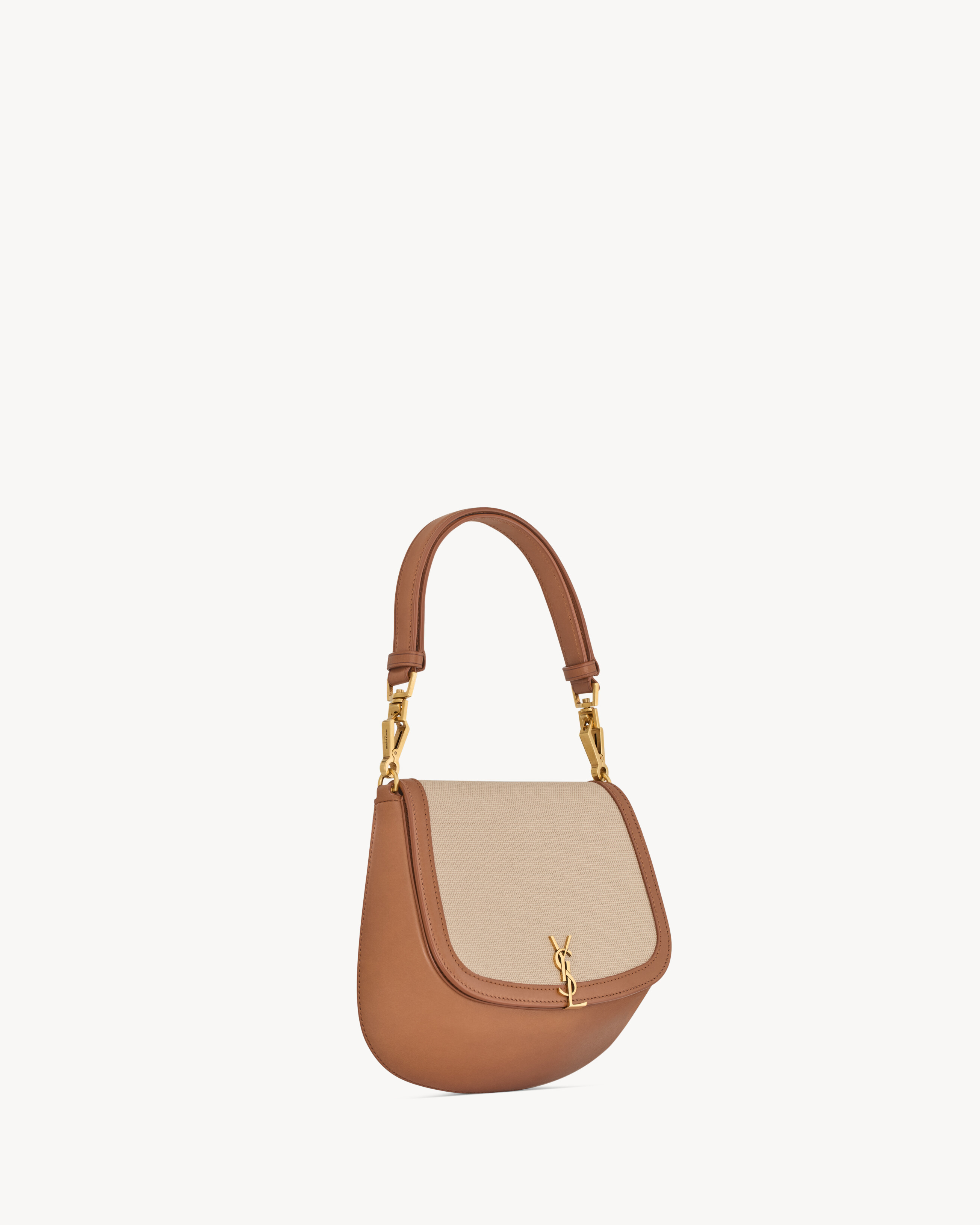 Mini VOLTAIRE top handle bag in canvas