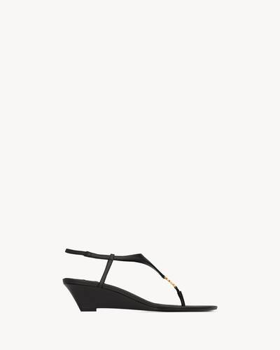 ＊Saint Laurent＊カサンドラ ウェッジ レオパードグログラン カサンドラ ウェッジ（レオパードグログラン） | Saint Laurent