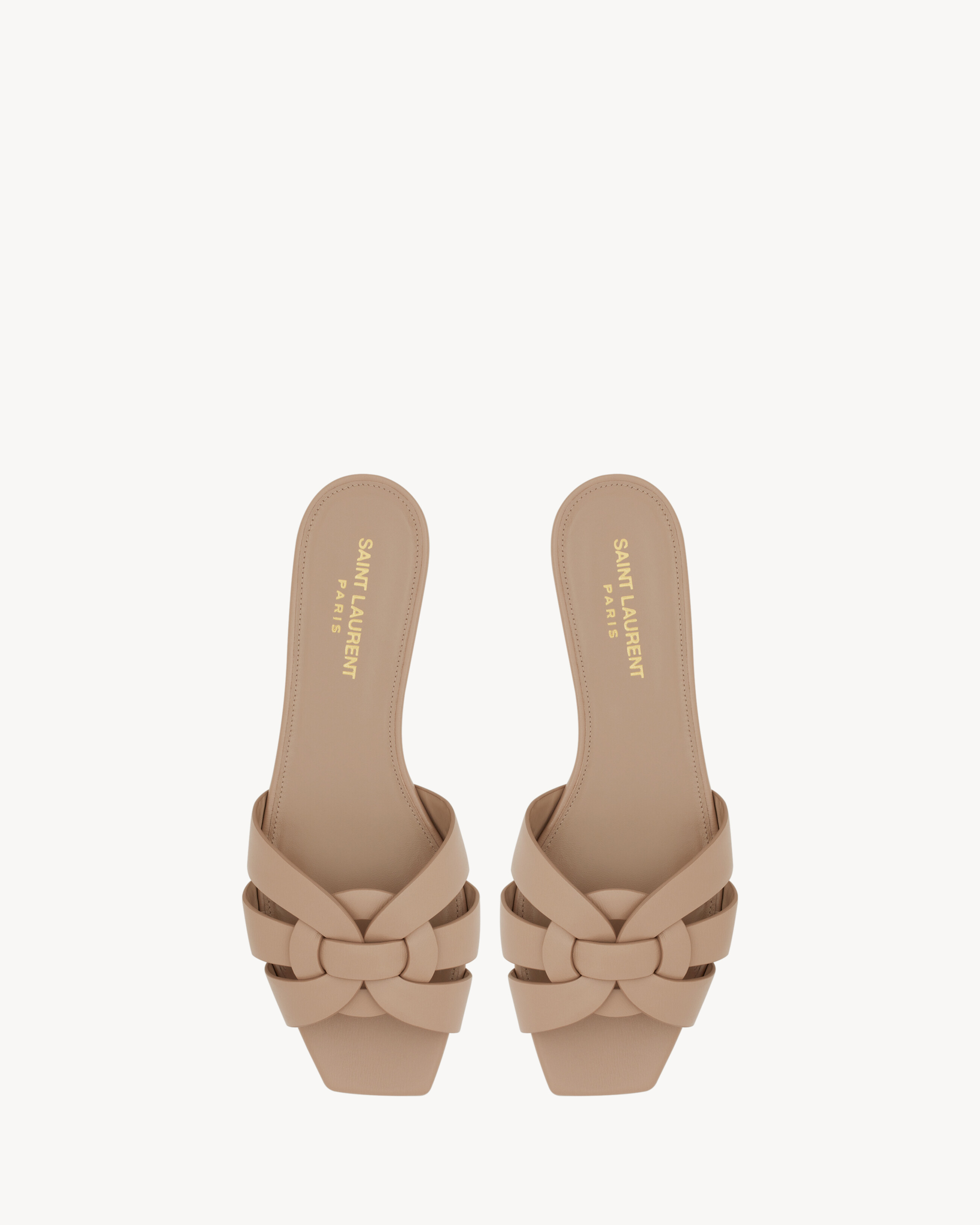 Tribute MULES en cuir lisse