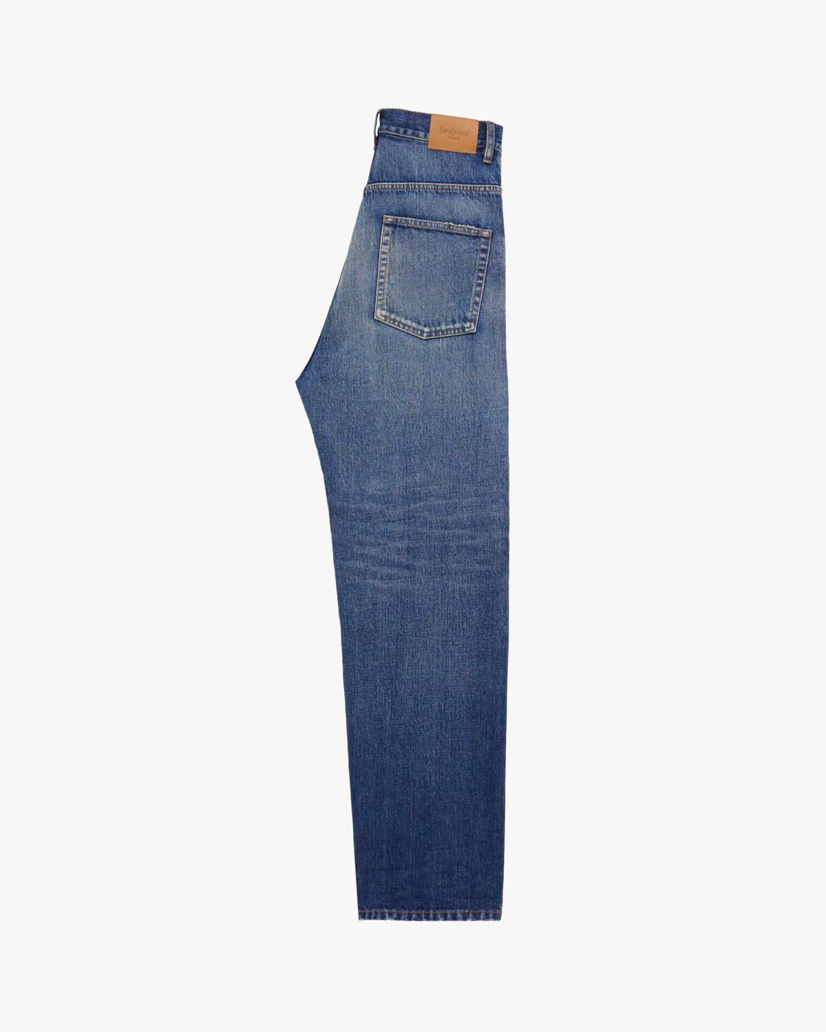 high-rise jeans in heritage vintage blue denim