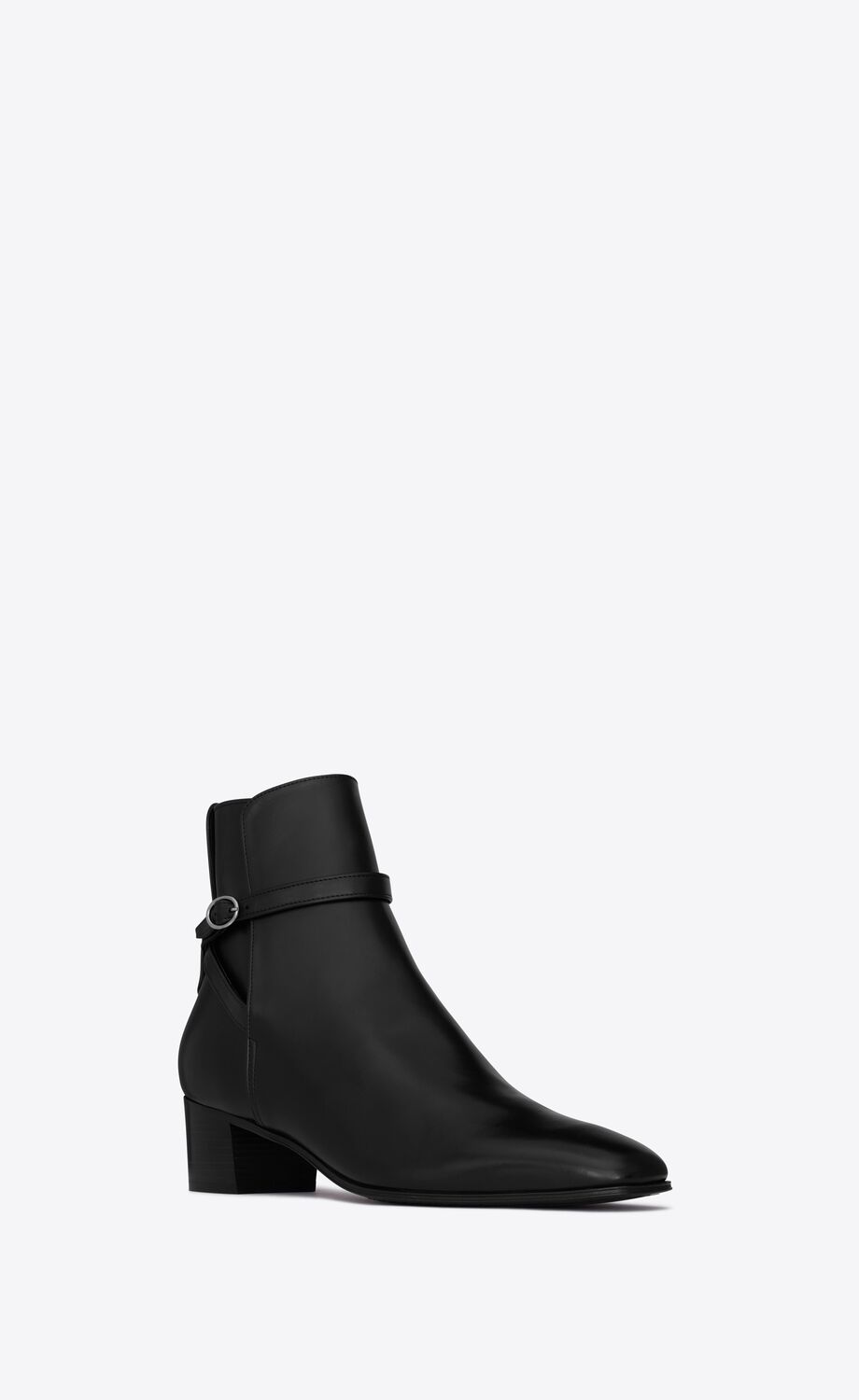 Terry jodhpur boots in smooth leather | Saint Laurent | YSL.com