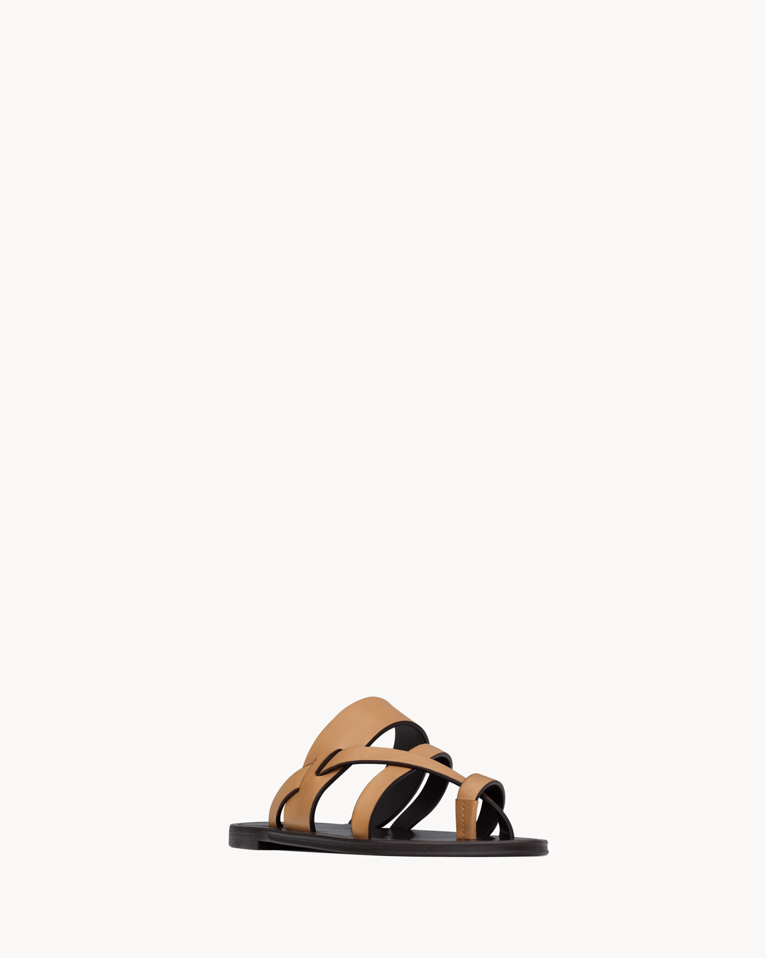 CULVER slides in smooth leather