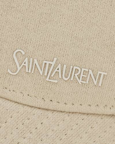 New Era cap in fleece, Saint Laurent