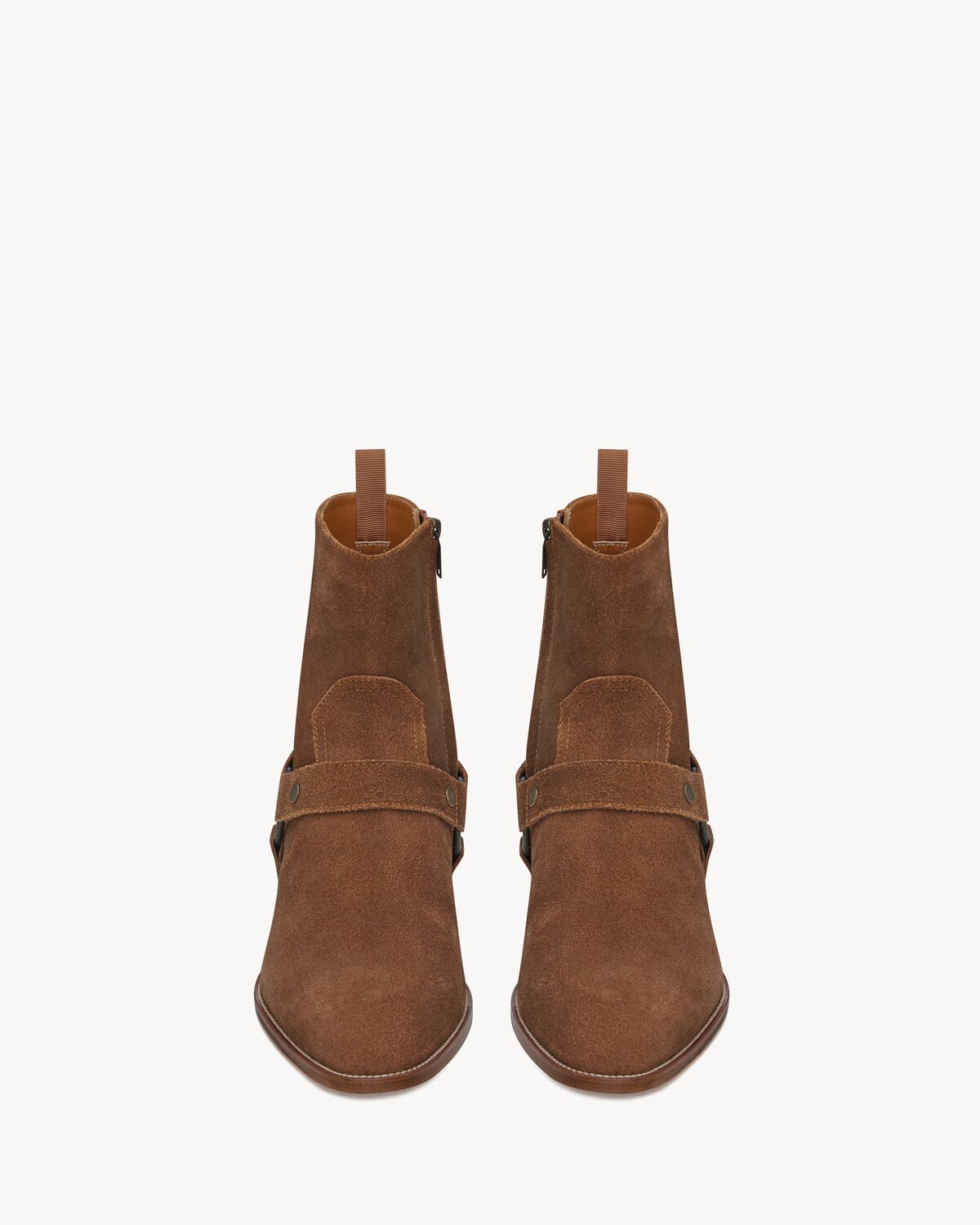 wyatt harness boots in suede