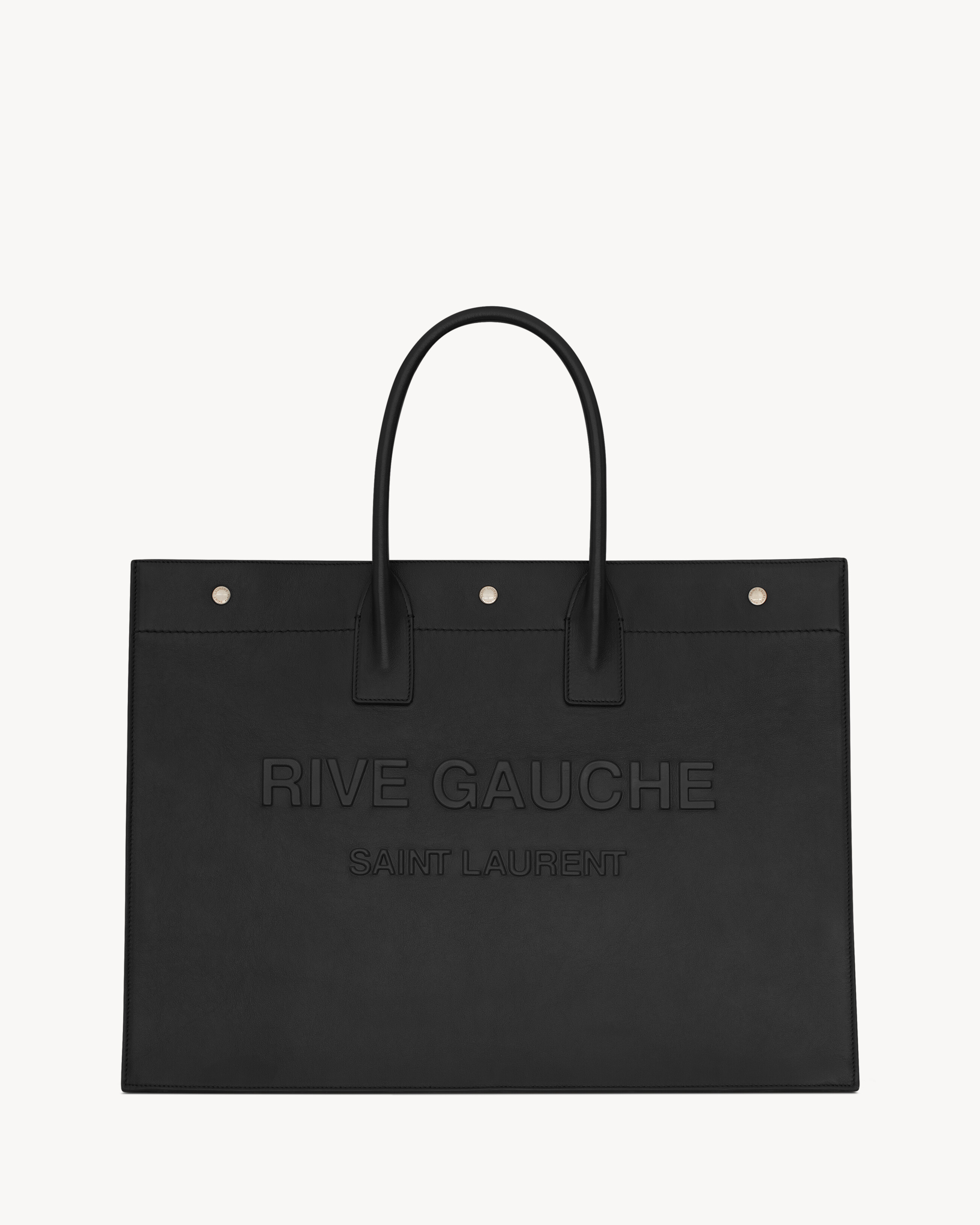 RIVE GAUCHE large tote bag in smooth leather | Saint Laurent | YSL.com