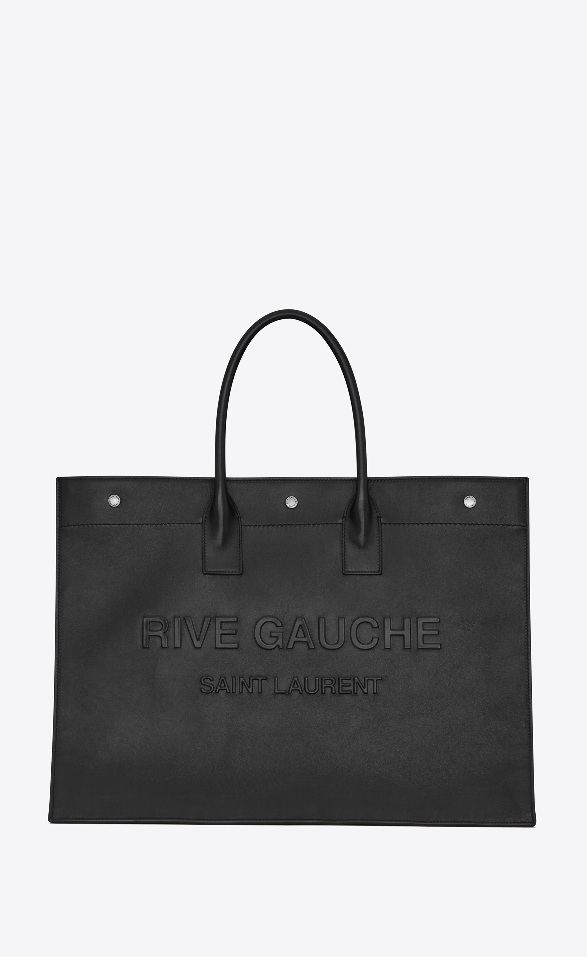 RIVE GAUCHE large tote bag in smooth leather, Saint Laurent