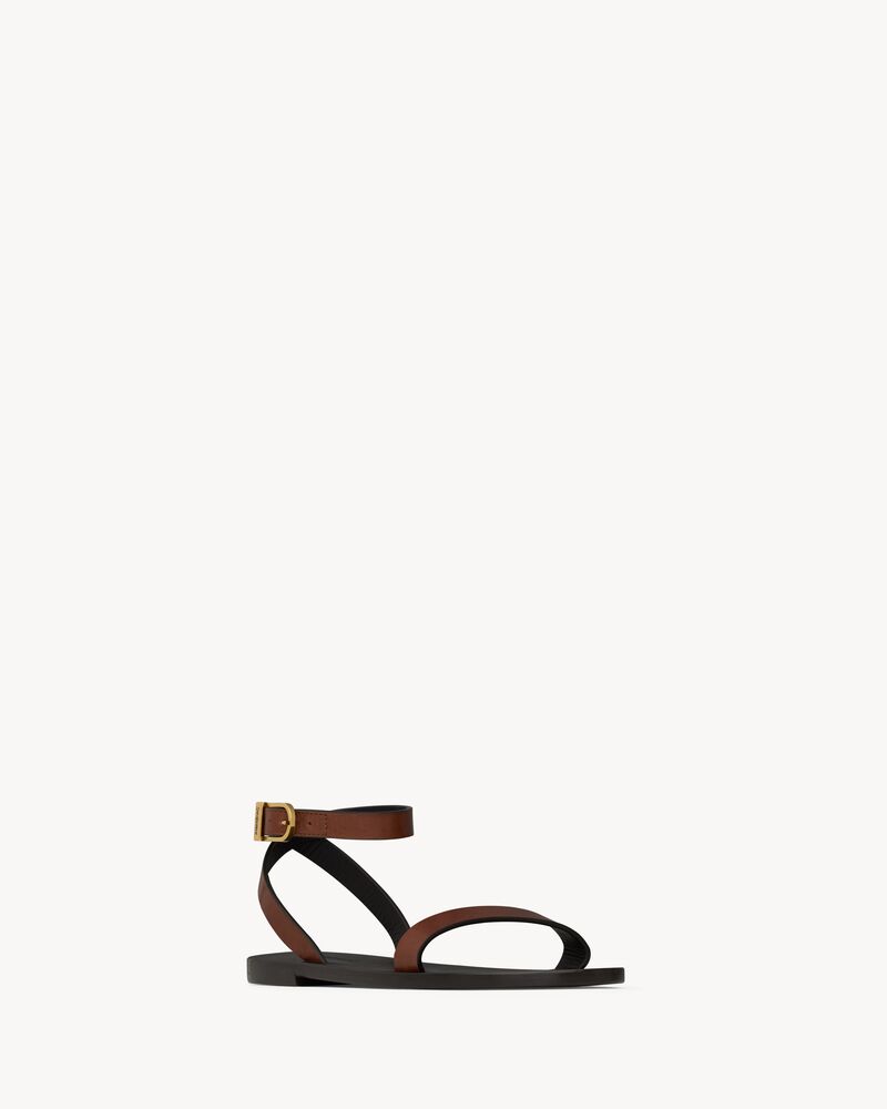 SAHARA sandals in smooth leather