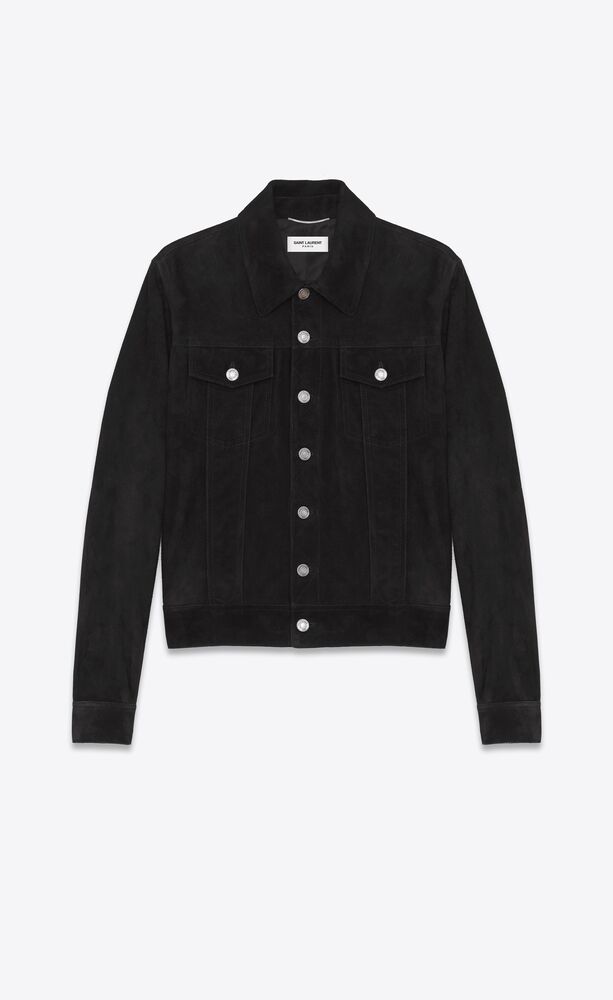 saint laurent suede jeans