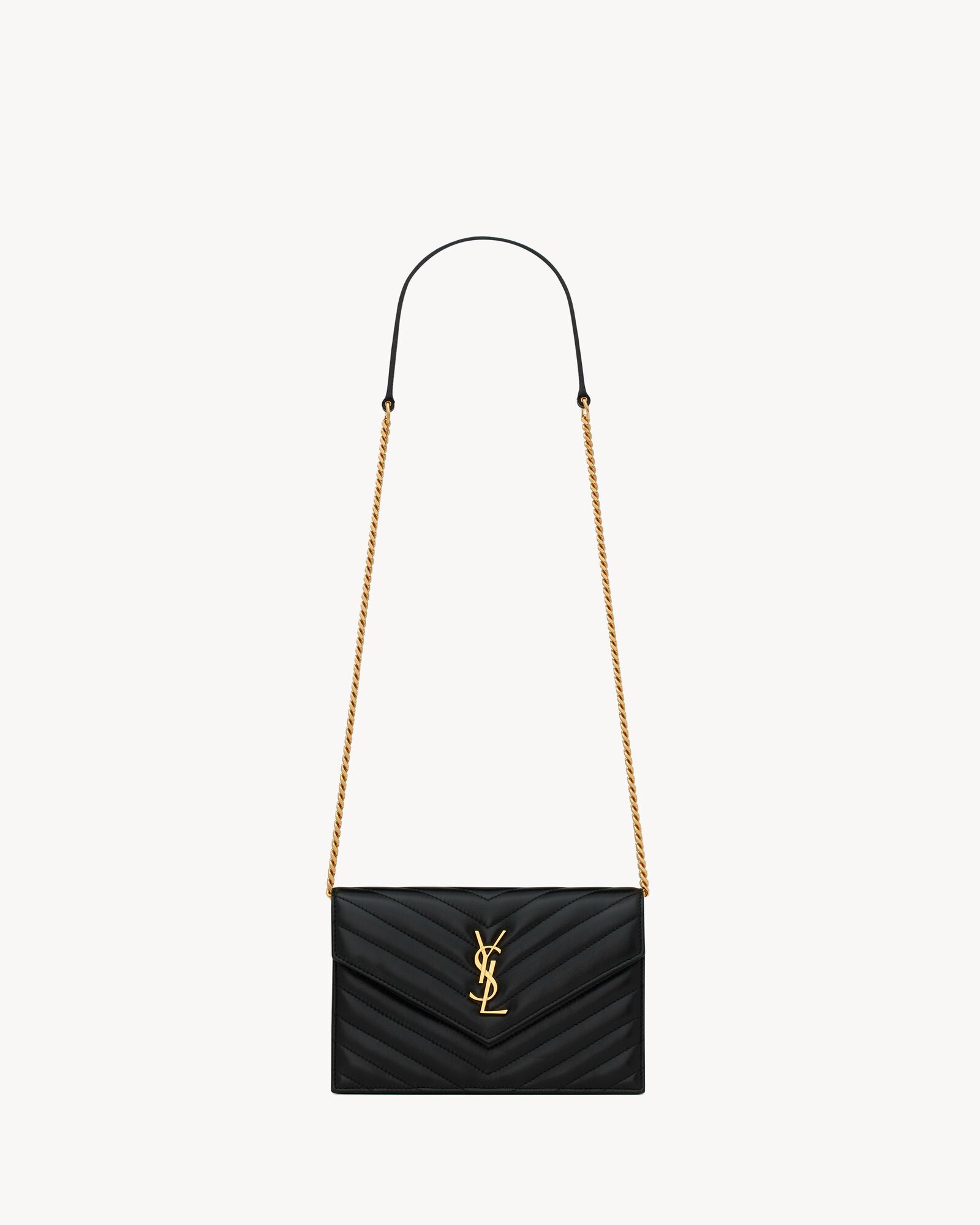 Envelope chain wallet saint laurent on sale