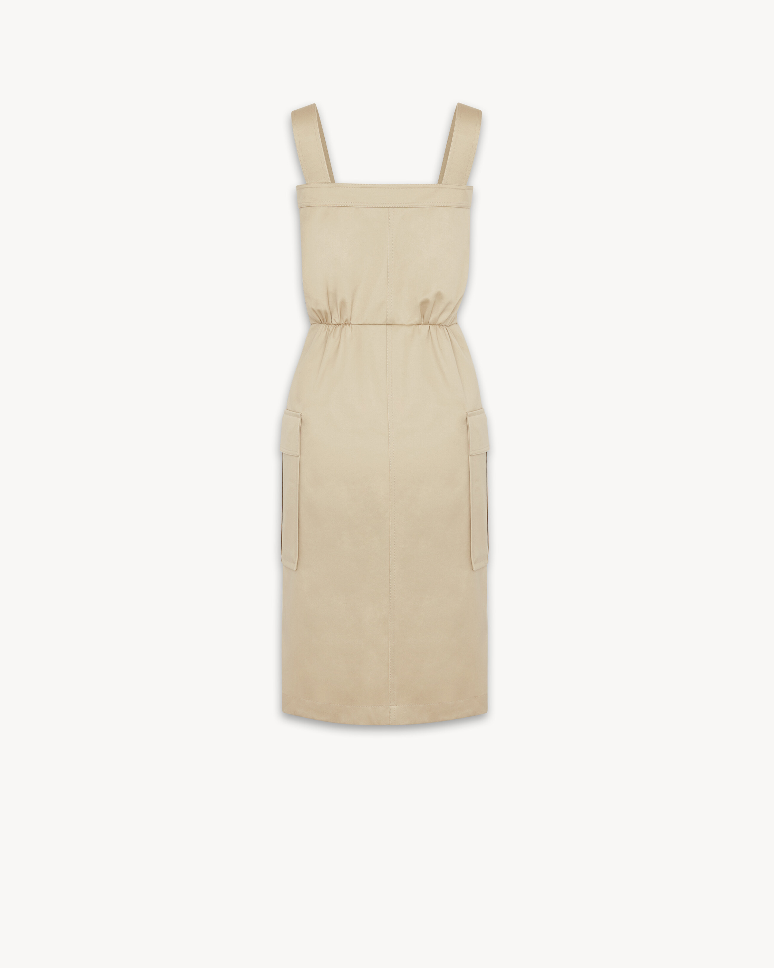 SAHARIENNE dress in cotton gabardine