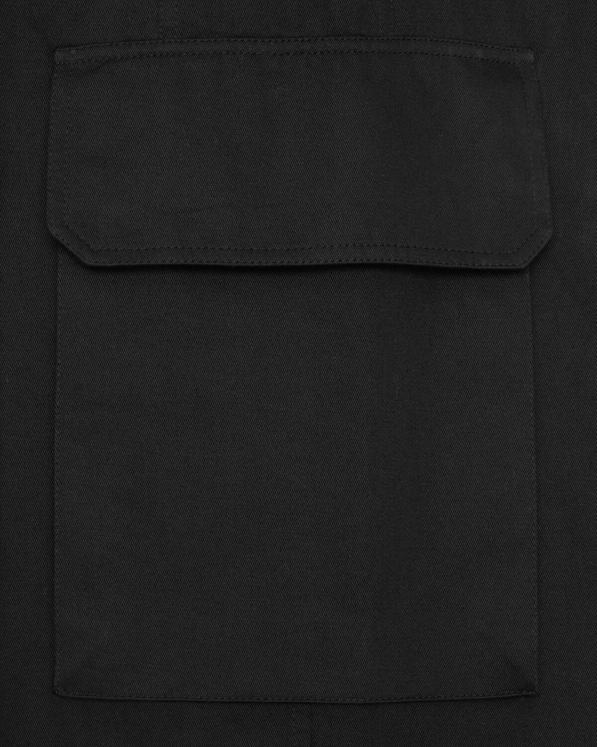 CASSANDRE strapless jumpsuit in cotton drill