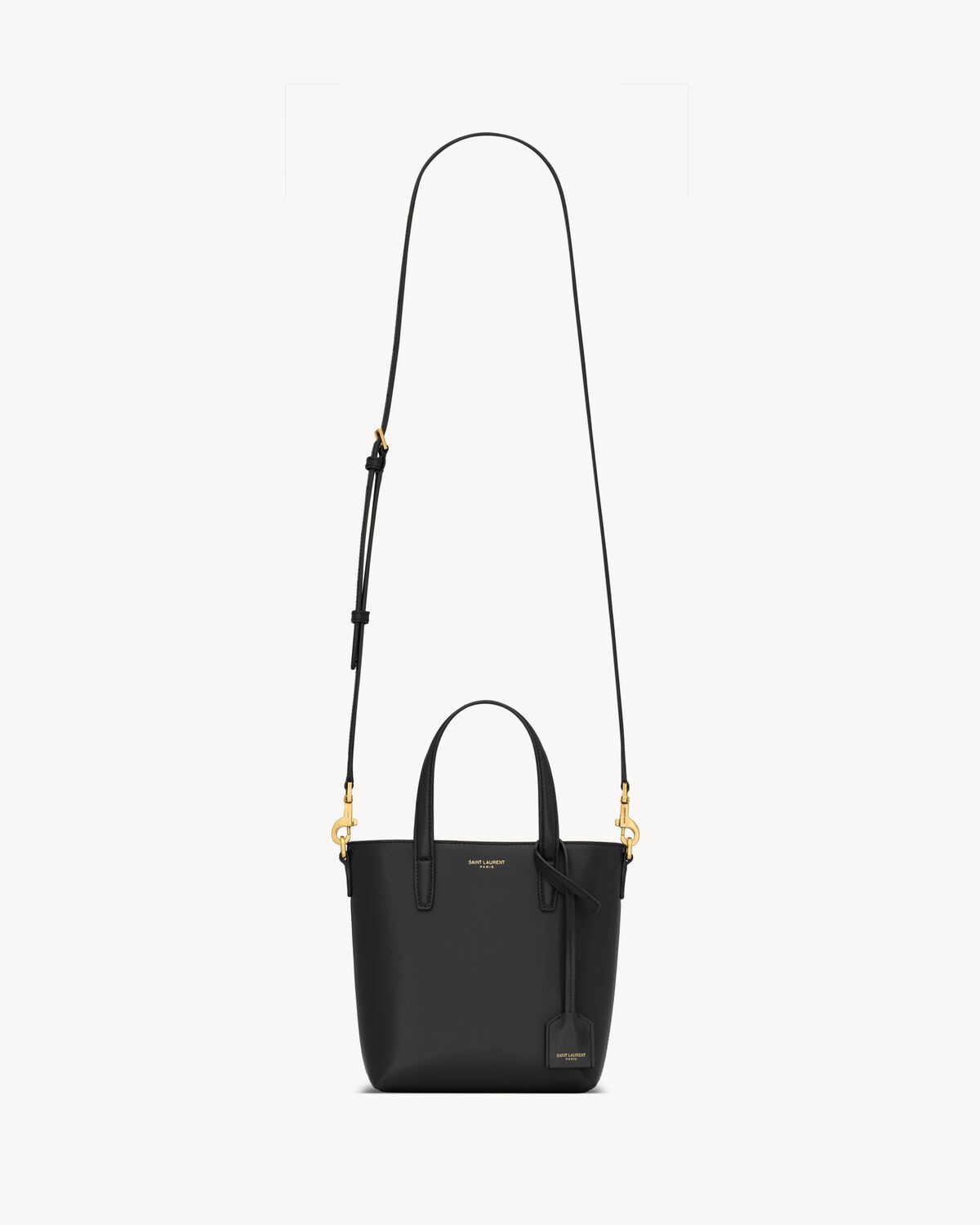 생로랑 가죽 박스에 담긴 미니 토이 쇼핑 생 로랑 토트백 773995AADDI1000