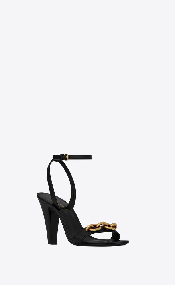 LE MAILLON sandals in smooth leather | Saint Laurent | YSL.com