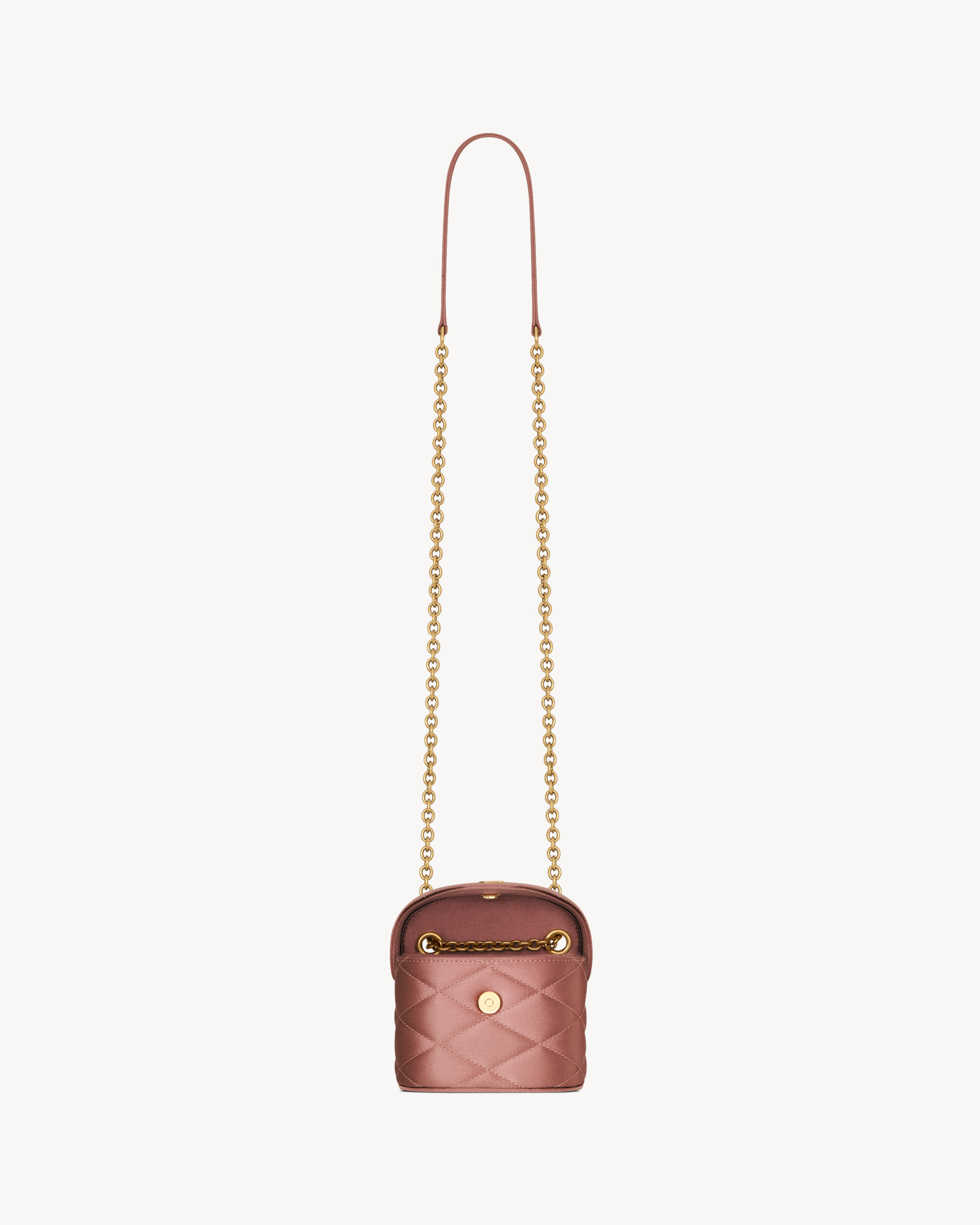JUNE micro box bag in satin