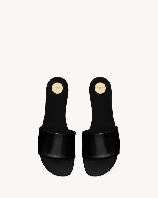 カーライル スライド（グレーズドレザー） | Saint Laurent サン